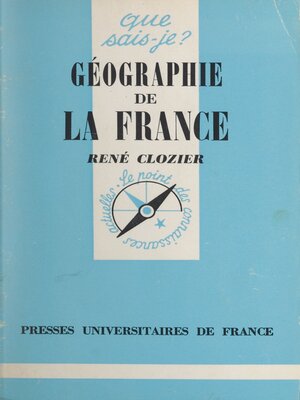 cover image of Géographie de la France